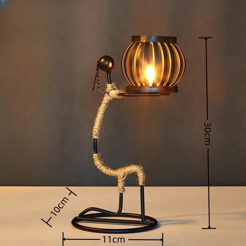 Modern Iron Figurine Candle Holders – For Calm Evenings and Special Occasions