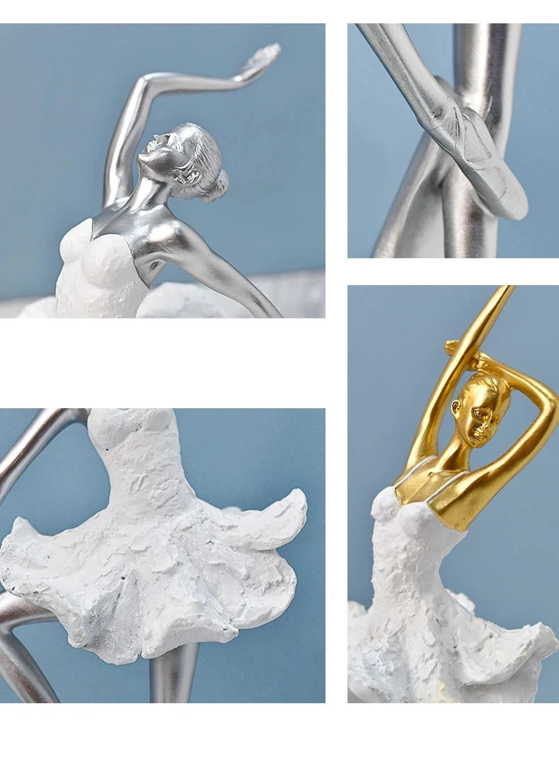 Golden Running Man Sculpture – Dynamic Accent for Modern Spaces