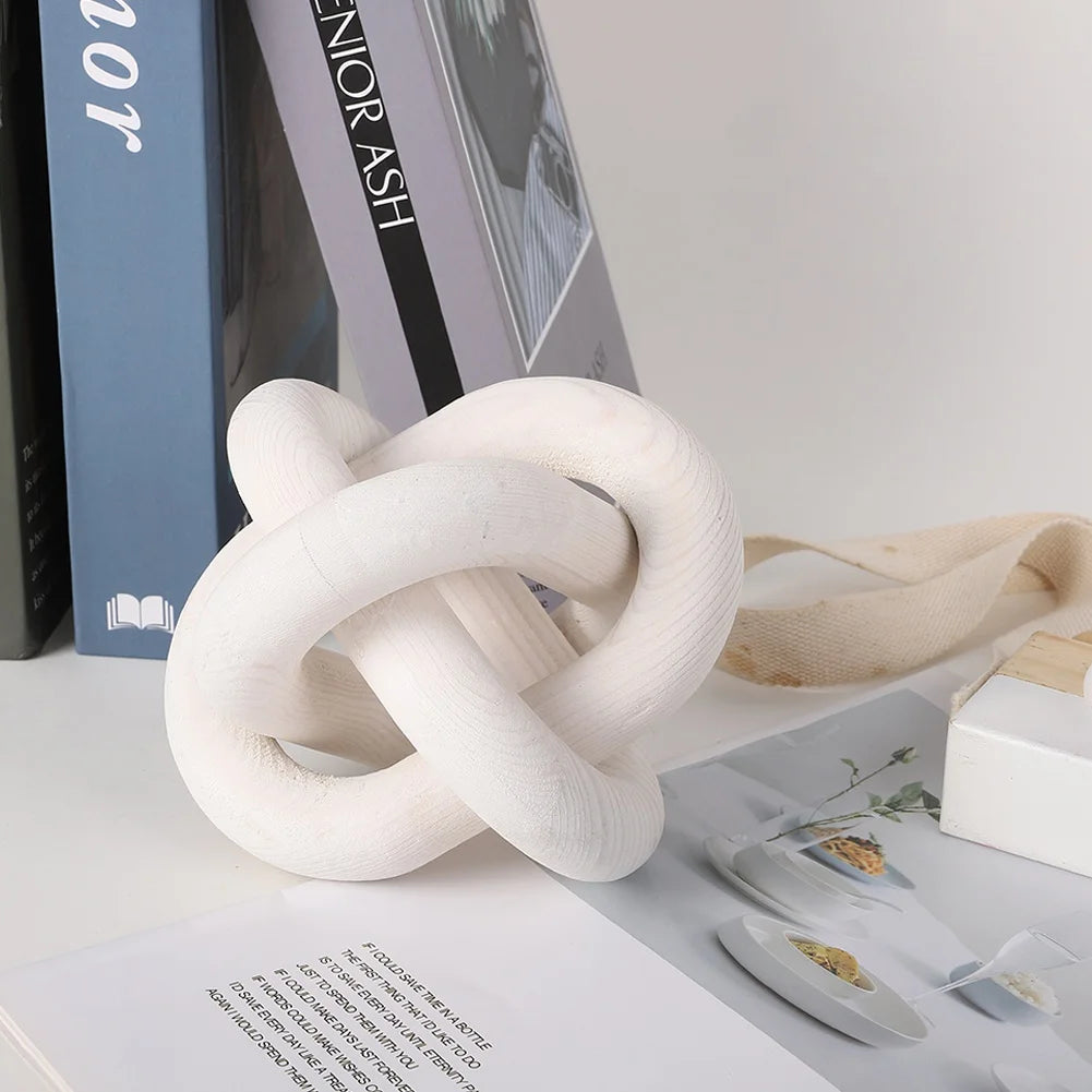 Wooden Decorative Chain Knot – Natural Calm for Your Space