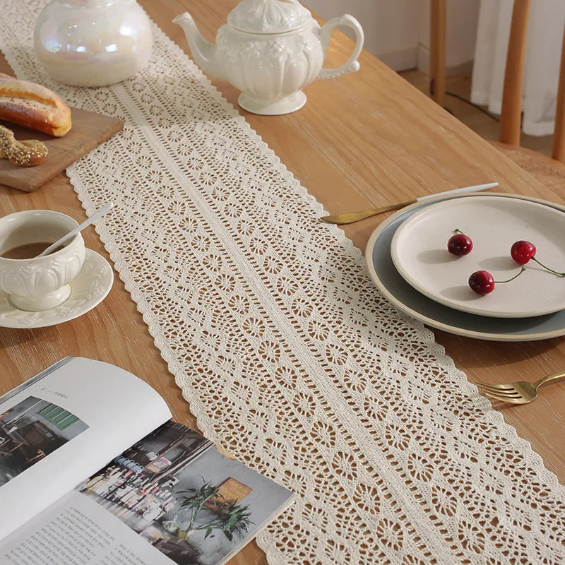 Boho Macrame Table Runner β Handwoven Elegance for Your Dining Space