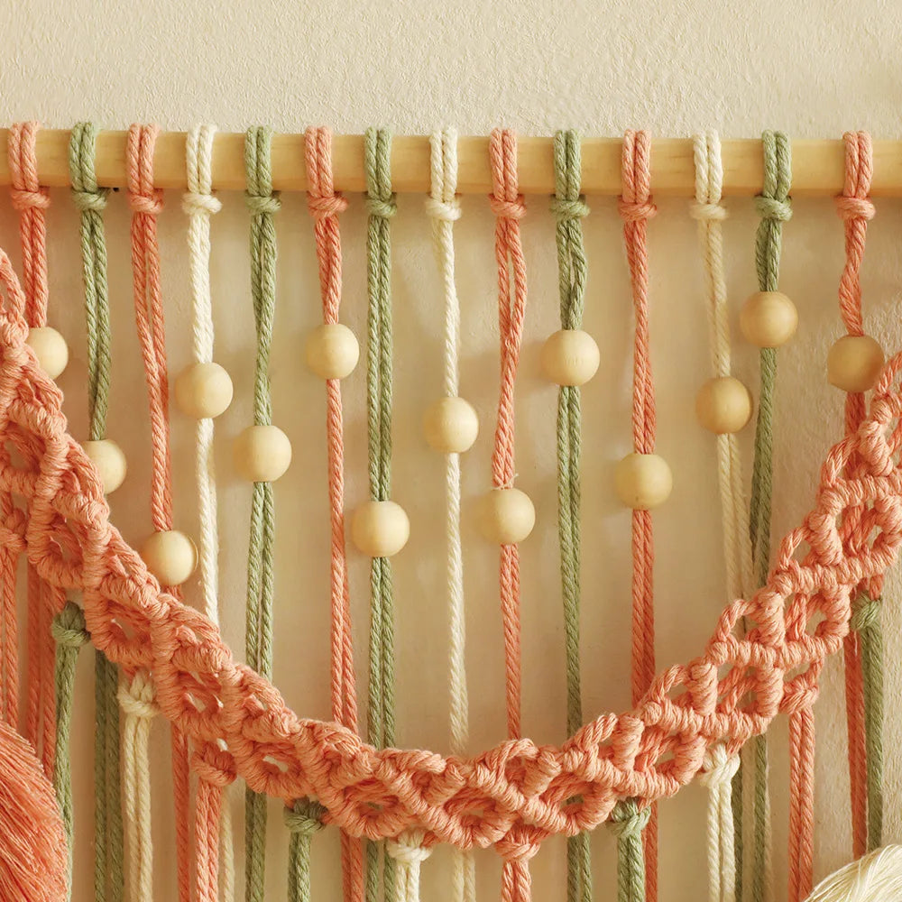 Leaf Macrame Wall Hanging — Boho Touch of Nature