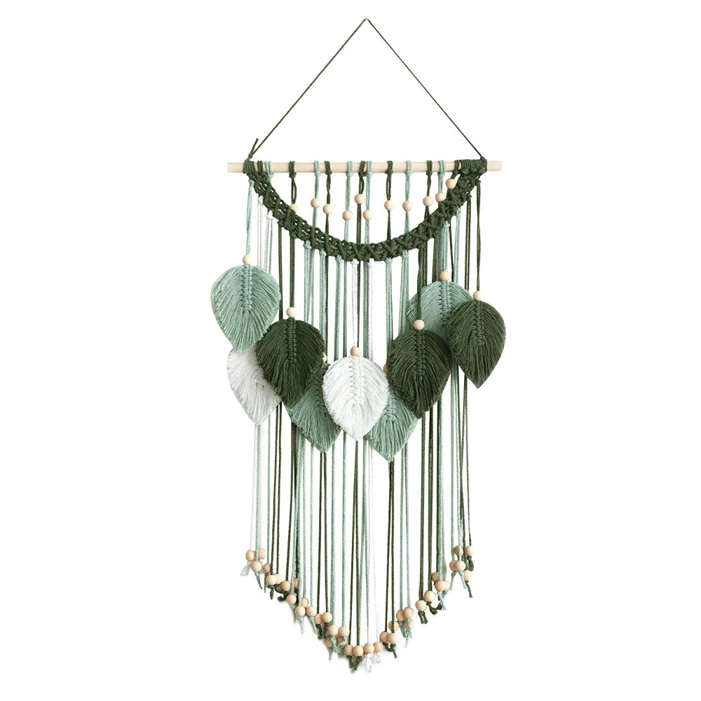 Leaf Macrame Wall Hanging — Boho Touch of Nature
