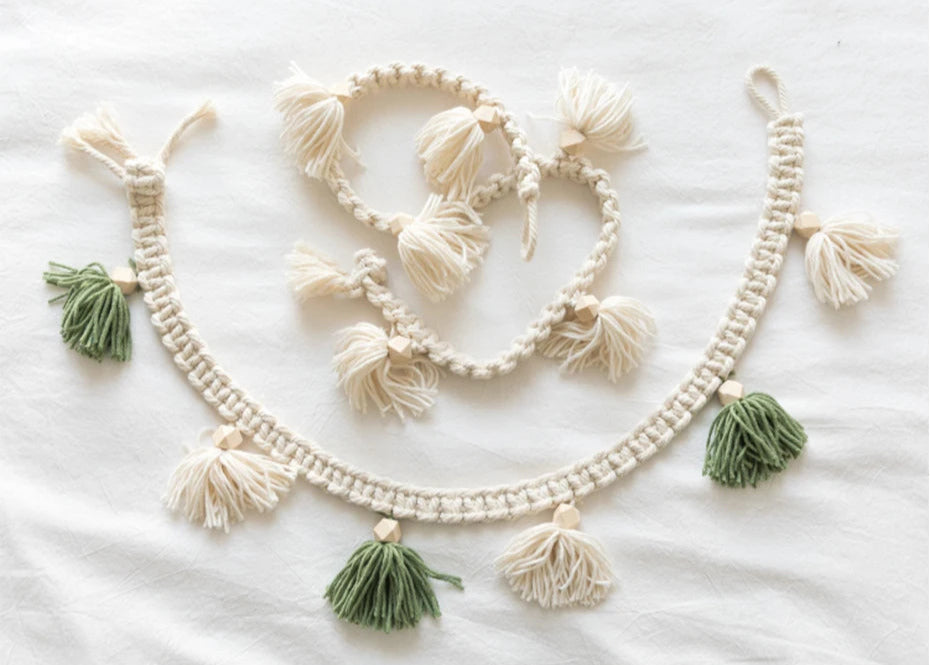 Handwoven Seagrass Basket with Tassel — Natural Elegance for Your Home