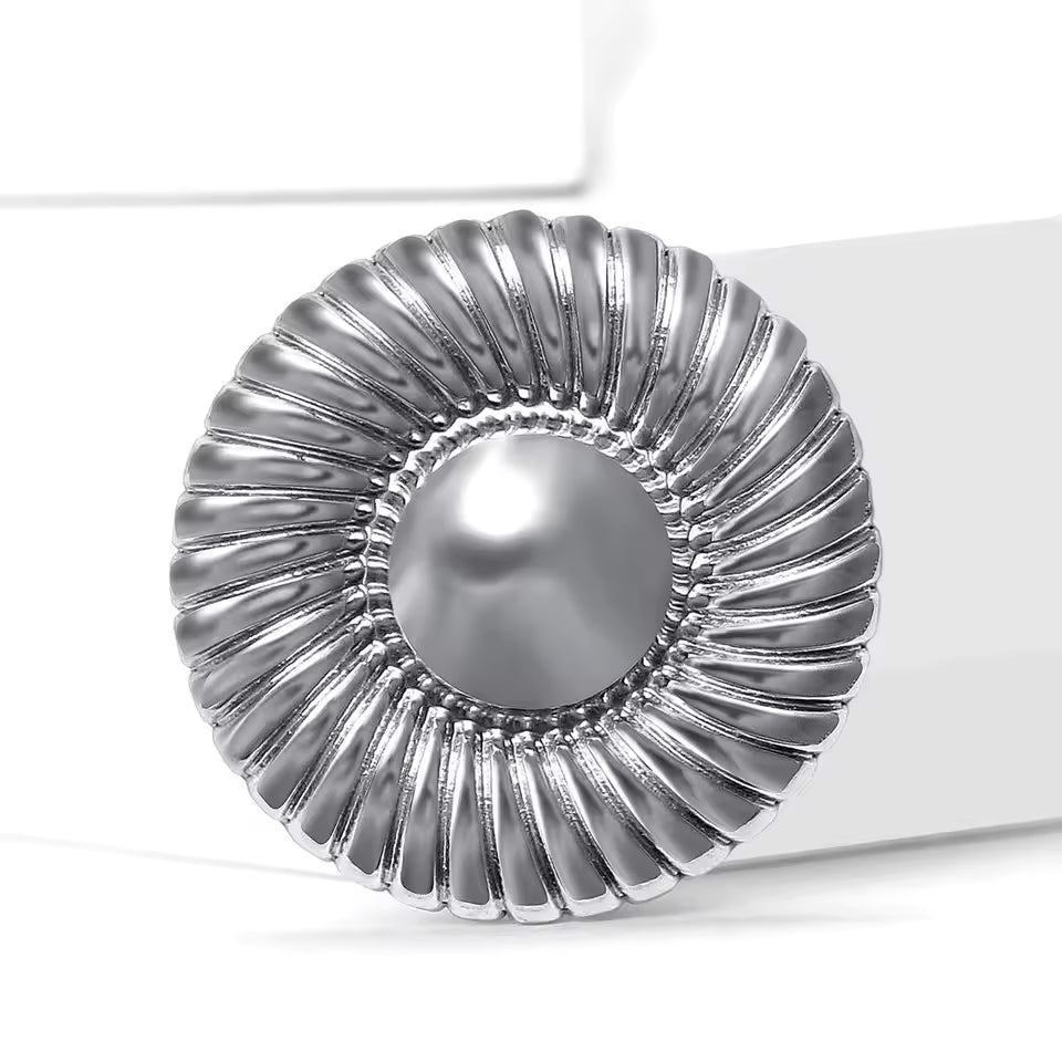 Set of Stainless Steel Irregular Difrent Brooches – Modern Geometric Accents