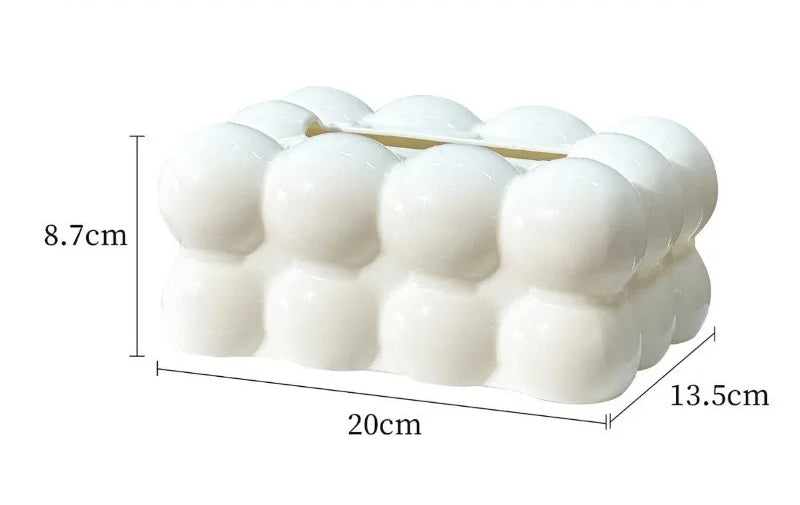Elegant Tissue Box with a Little Rabbit  ( withaut rabbit ) – Charming Table Accent