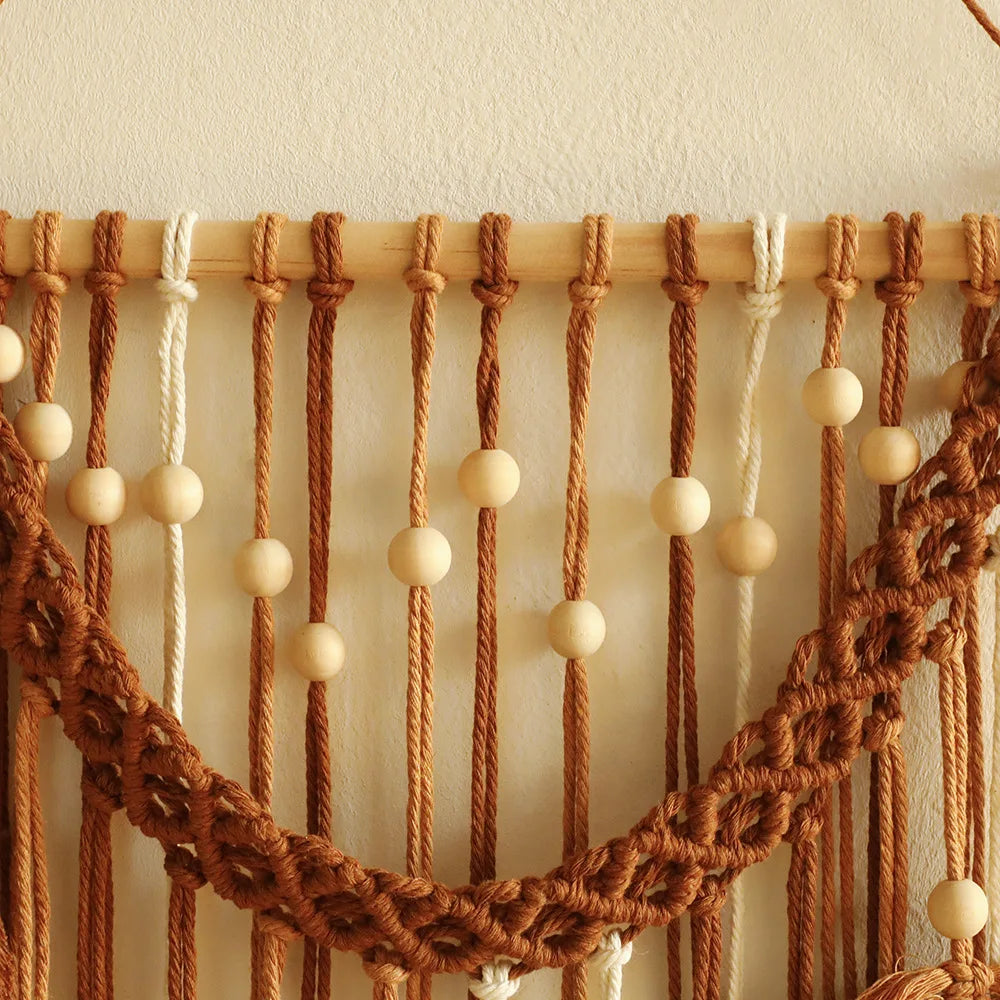 Leaf Macrame Wall Hanging — Boho Touch of Nature