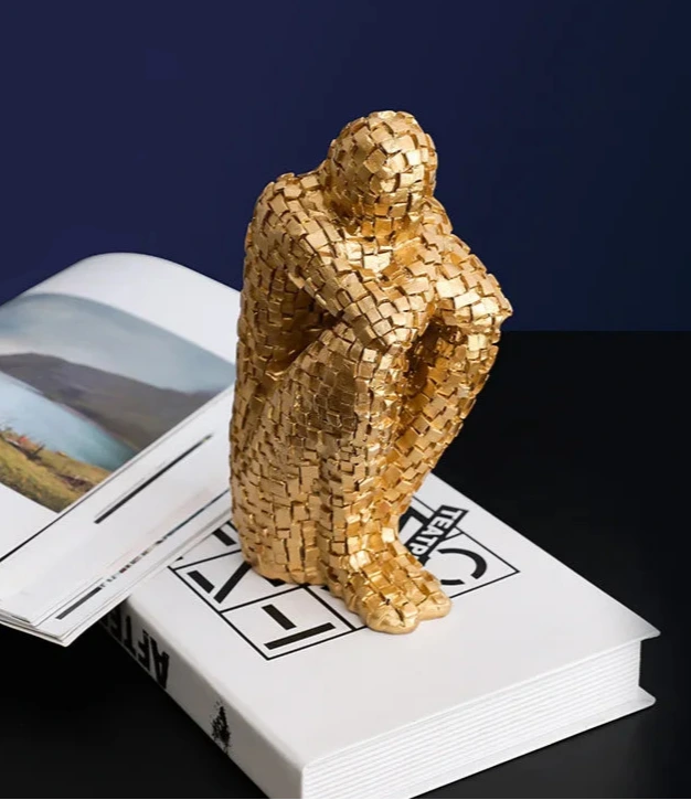 Nordic Abstract Character Figurine – A Touch of Modern Serenity