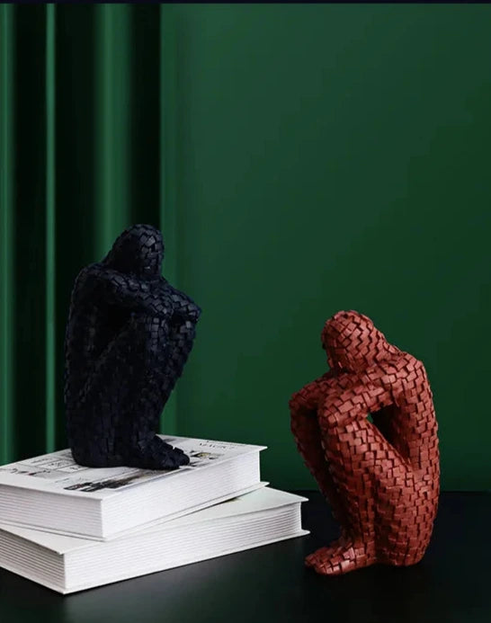 Nordic Abstract Character Figurine – A Touch of Modern Serenity