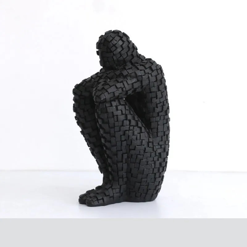 Nordic Abstract Character Figurine – A Touch of Modern Serenity