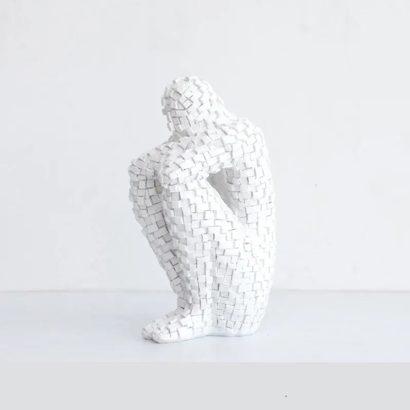 Nordic Abstract Character Figurine – A Touch of Modern Serenity