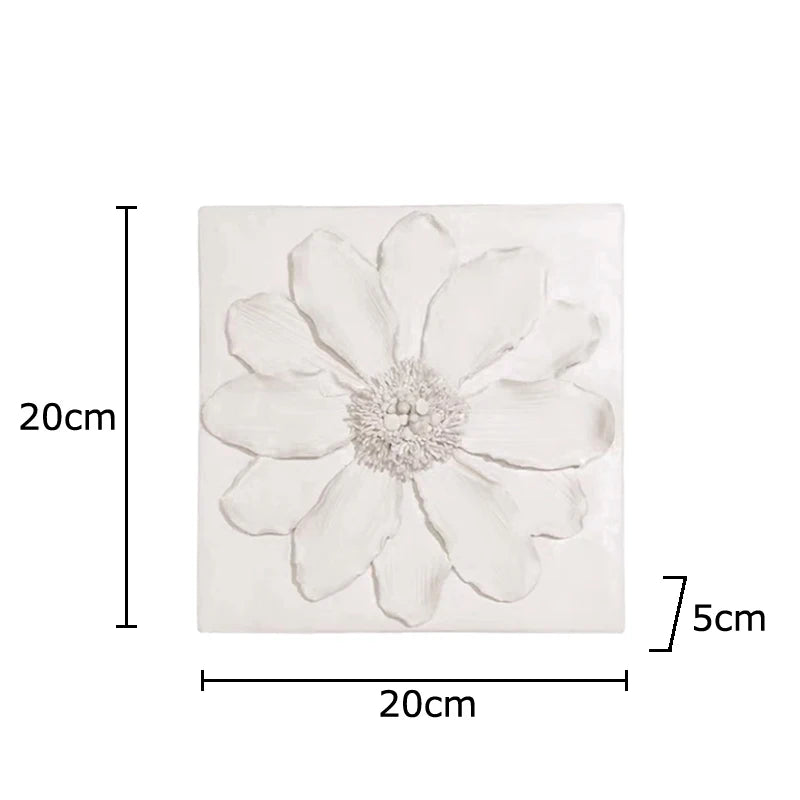 Set of Designer Textured Ceramic Wall Panels – Modern Square Relief Art