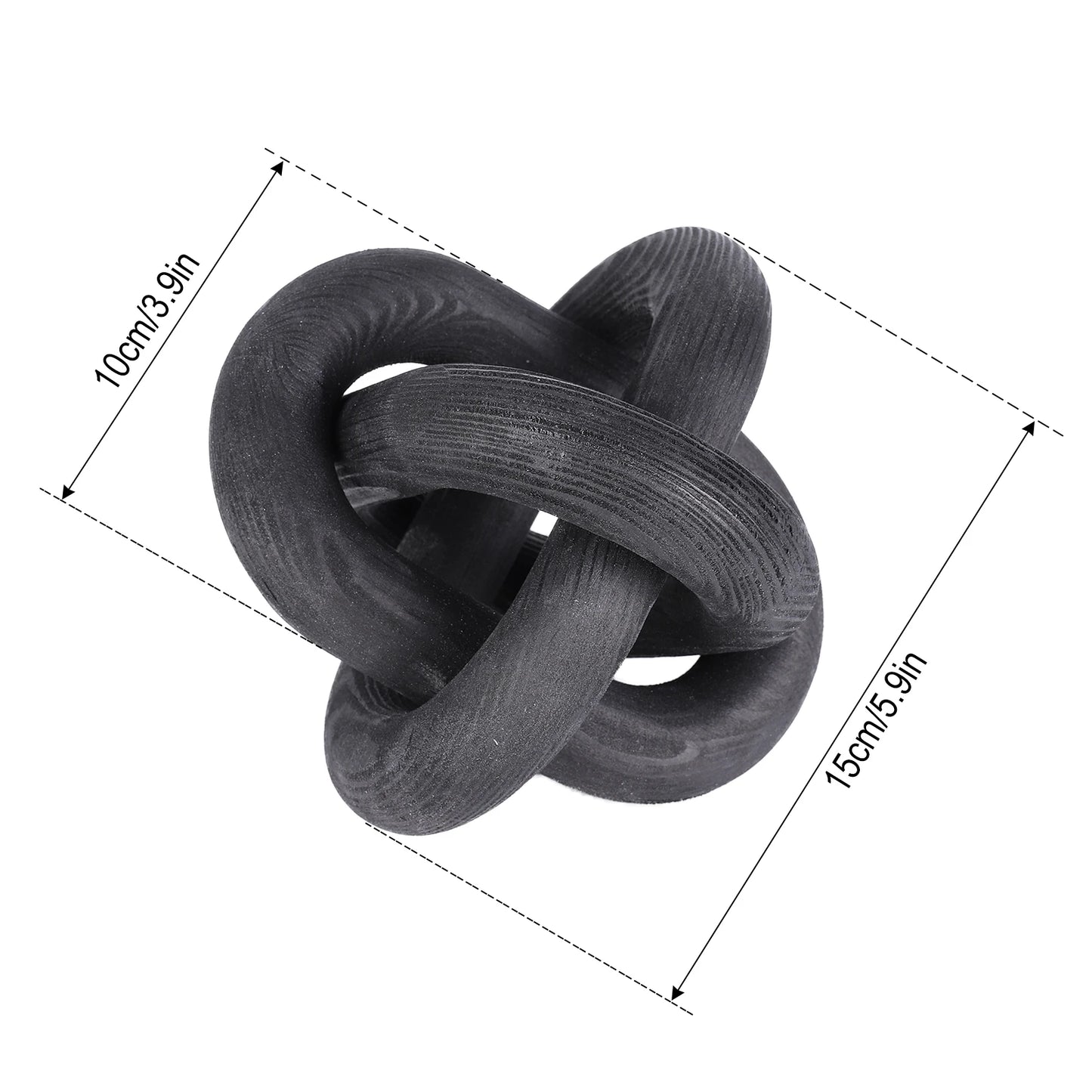 Wooden Decorative Chain Knot – Natural Calm for Your Space