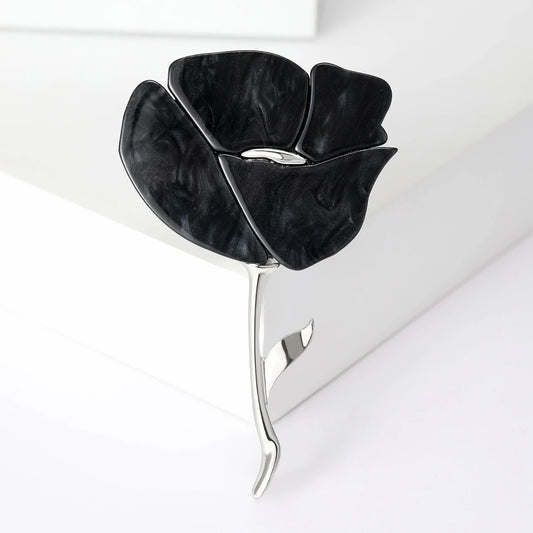 Resin Rose Brooch – A Bloom That Never Fades