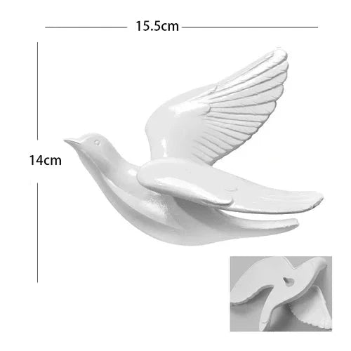 European 3D Swallow Wall Décor