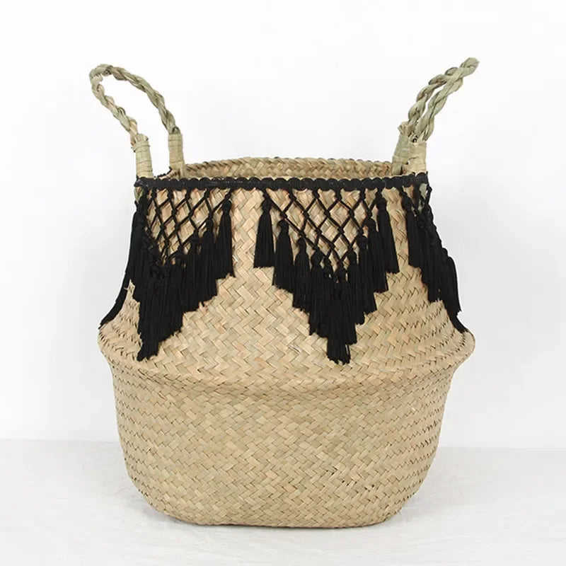Handwoven Seagrass Basket — Natural Beauty & Effortless Storage