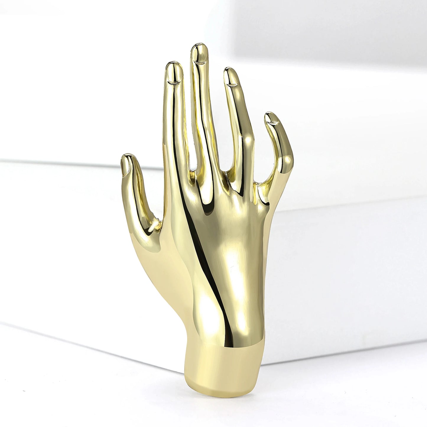 Glossy Hand Brooch – Expressive Detail for Any Look
