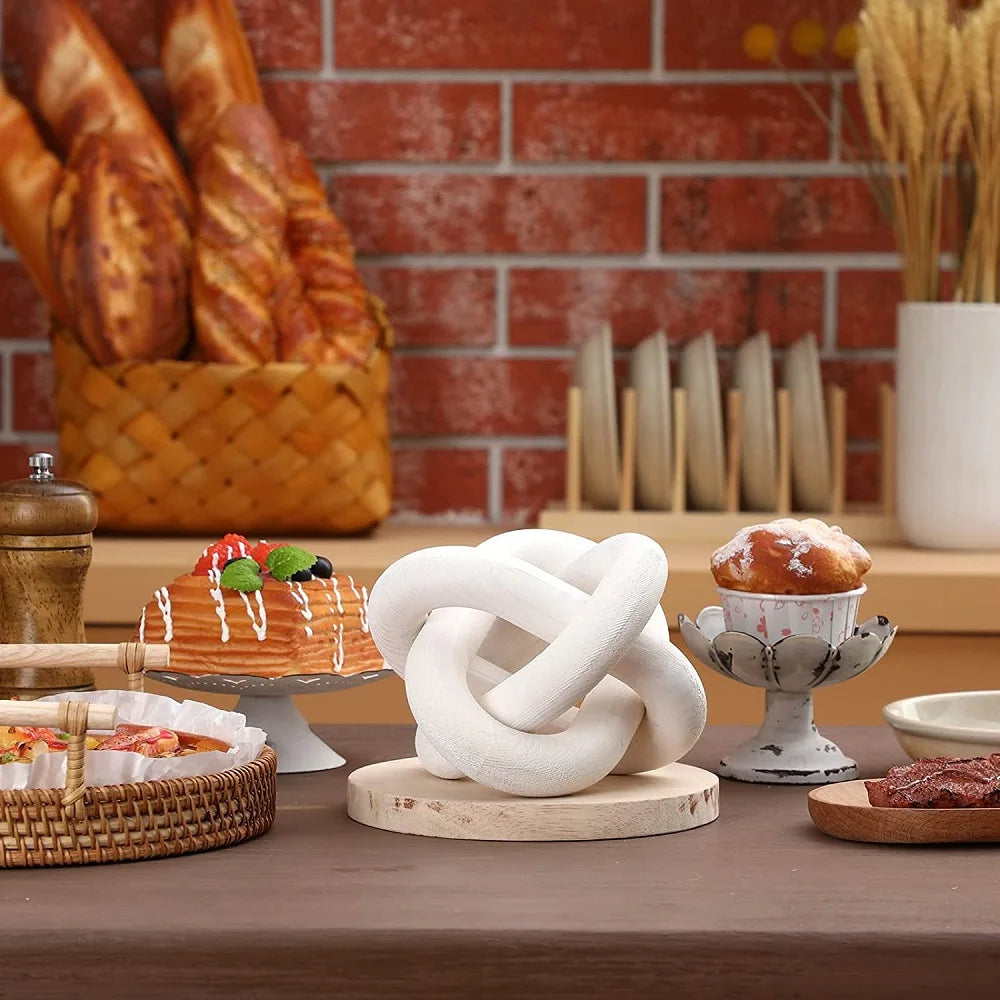 Wooden Decorative Chain Knot – Natural Calm for Your Space