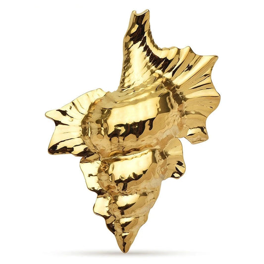 Stainless Steel Conch Brooch — A Touch of Ocean-Inspired Elegance