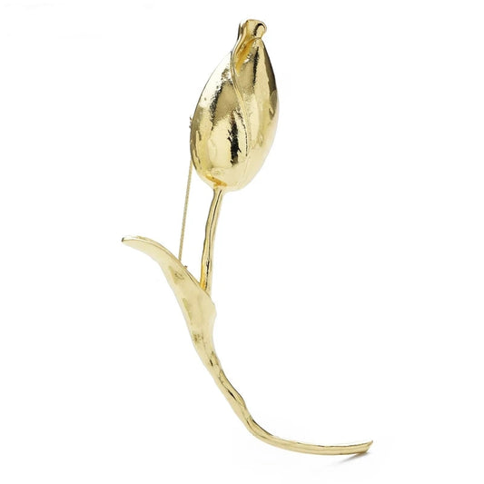 Large Tulip Flower Brooch – Elegant Statement for Every Occasion